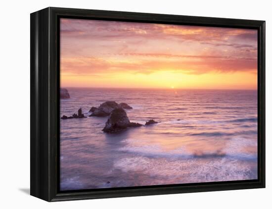 Big Sur at Sunset, California, USA-Gavriel Jecan-Framed Premier Image Canvas