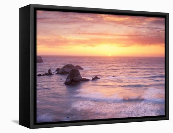 Big Sur at Sunset, California, USA-Gavriel Jecan-Framed Premier Image Canvas