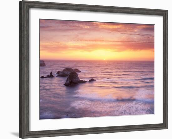 Big Sur at Sunset, California, USA-Gavriel Jecan-Framed Photographic Print