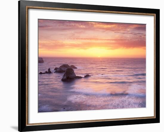Big Sur at Sunset, California, USA-Gavriel Jecan-Framed Photographic Print