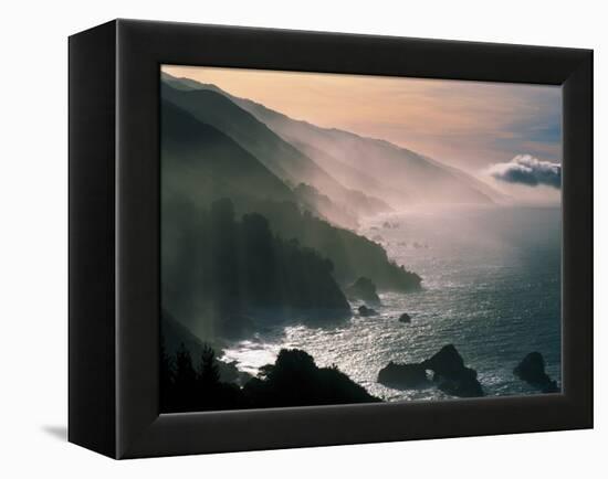 Big Sur Coastline CA USA-null-Framed Premier Image Canvas