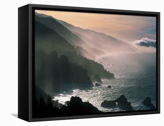 Big Sur Coastline CA USA-null-Framed Premier Image Canvas