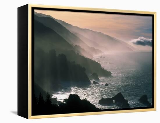 Big Sur Coastline CA USA-null-Framed Premier Image Canvas