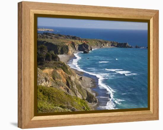 Big Sur Coastline in California, USA-Chuck Haney-Framed Premier Image Canvas
