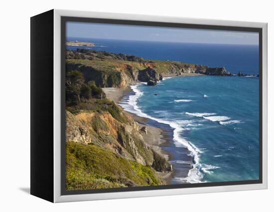 Big Sur Coastline in California, USA-Chuck Haney-Framed Premier Image Canvas