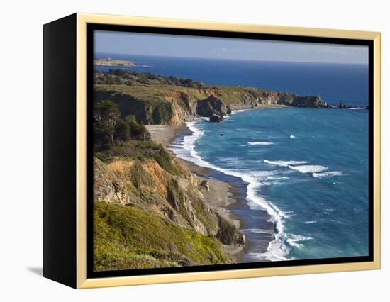 Big Sur Coastline in California, USA-Chuck Haney-Framed Premier Image Canvas