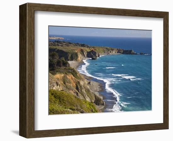 Big Sur Coastline in California, USA-Chuck Haney-Framed Premium Photographic Print