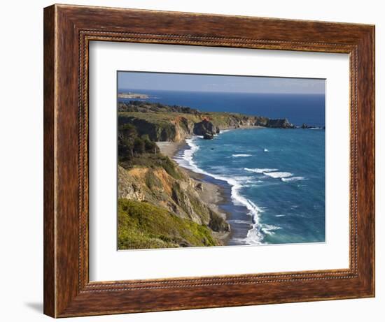 Big Sur Coastline in California, USA-Chuck Haney-Framed Premium Photographic Print