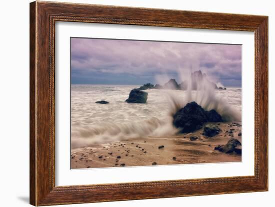 Big Sur Splash-Vincent James-Framed Photographic Print