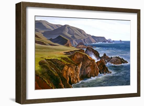 Big Sur-Ray Strong-Framed Art Print