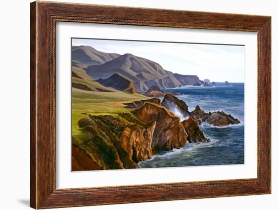 Big Sur-Ray Strong-Framed Art Print