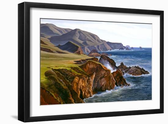 Big Sur-Ray Strong-Framed Art Print