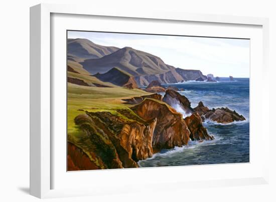 Big Sur-Ray Strong-Framed Art Print