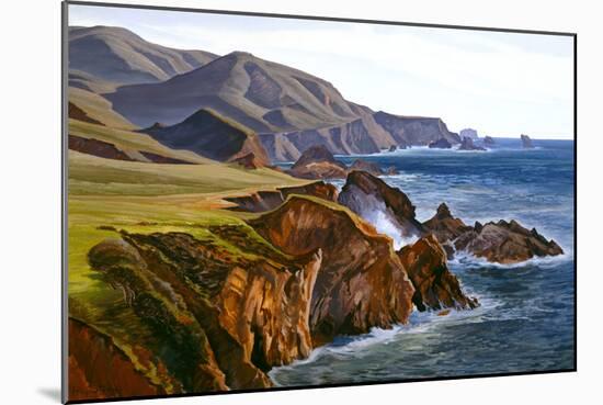 Big Sur-Ray Strong-Mounted Art Print