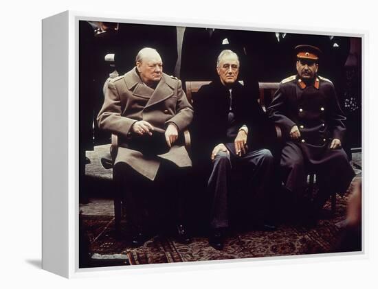 Big Three Yalta 1945-null-Framed Premier Image Canvas