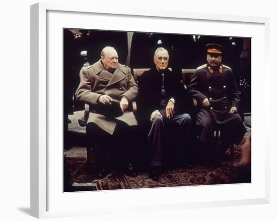 Big Three Yalta 1945-null-Framed Photographic Print