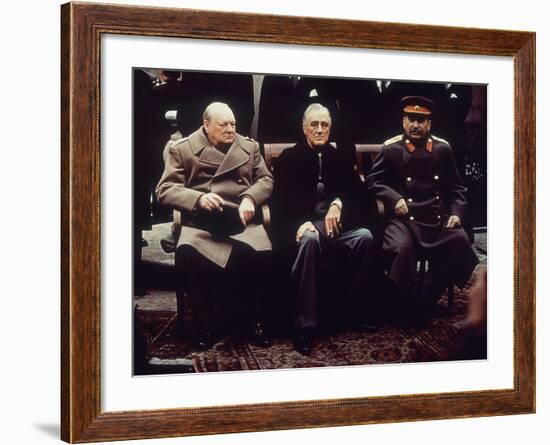 Big Three Yalta 1945-null-Framed Photographic Print