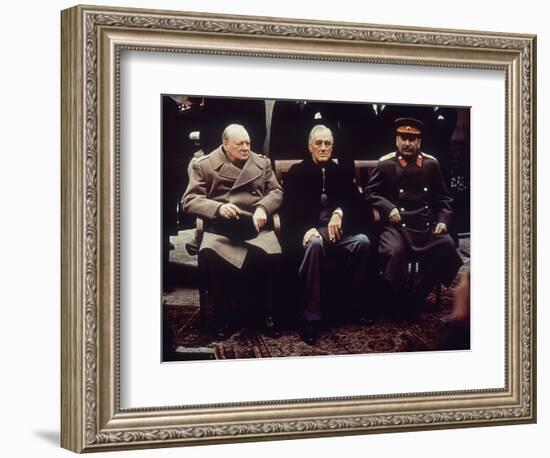 Big Three Yalta 1945-null-Framed Photographic Print