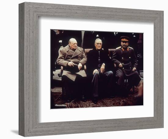 Big Three Yalta 1945-null-Framed Photographic Print