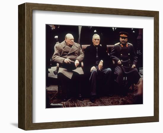 Big Three Yalta 1945-null-Framed Photographic Print