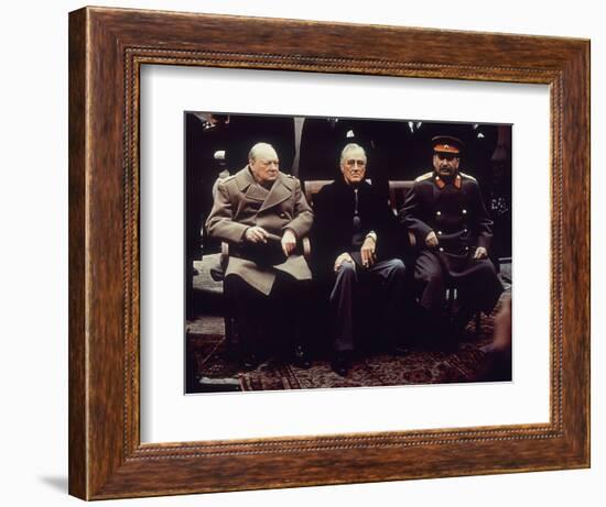 Big Three Yalta 1945-null-Framed Photographic Print