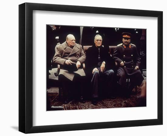 Big Three Yalta 1945-null-Framed Photographic Print