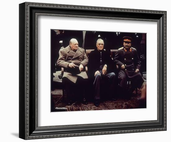 Big Three Yalta 1945-null-Framed Photographic Print