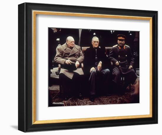 Big Three Yalta 1945-null-Framed Photographic Print