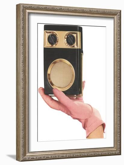 Big Transistor Radio-null-Framed Art Print