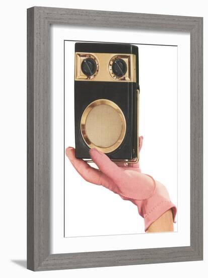 Big Transistor Radio-null-Framed Art Print