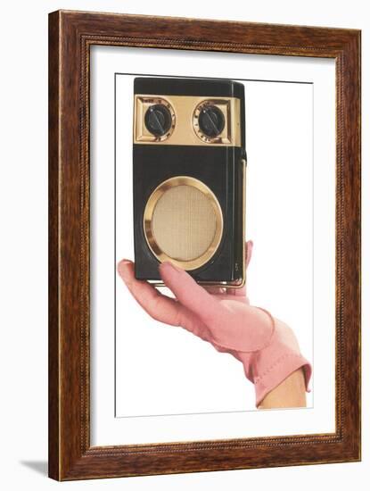 Big Transistor Radio-null-Framed Art Print