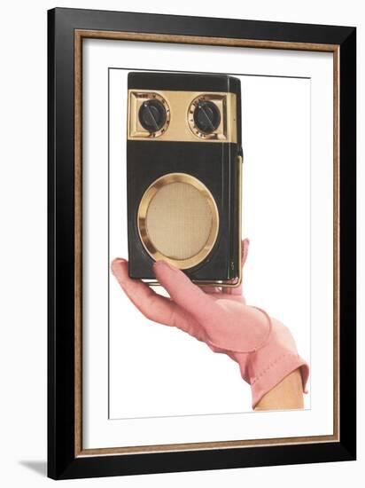 Big Transistor Radio-null-Framed Art Print