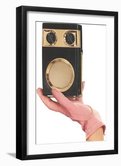 Big Transistor Radio-null-Framed Art Print