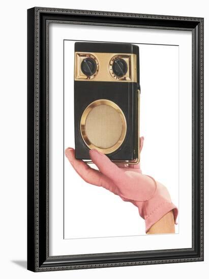 Big Transistor Radio-null-Framed Art Print