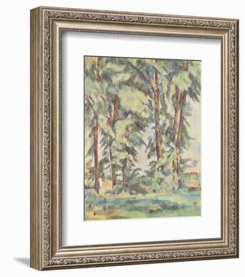 Big Trees at Le Jas De Bouffan-Paul Cezanne-Framed Collectable Print