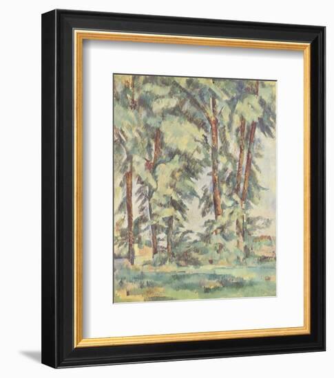 Big Trees at Le Jas De Bouffan-Paul Cezanne-Framed Collectable Print