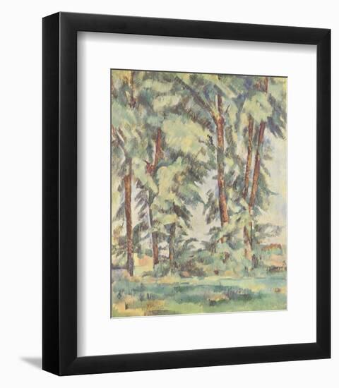 Big Trees at Le Jas De Bouffan-Paul Cezanne-Framed Collectable Print