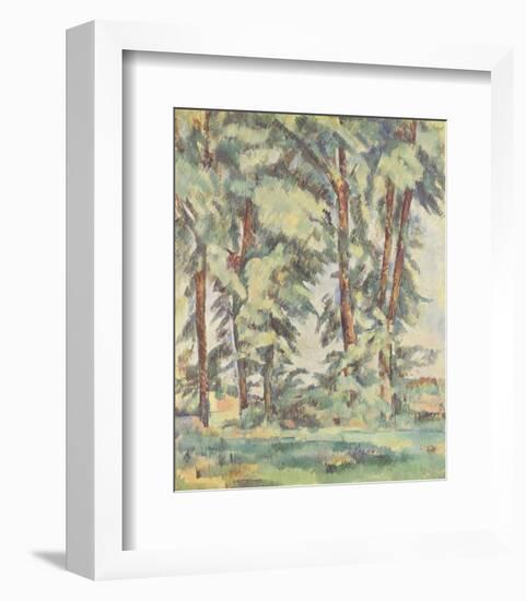 Big Trees at Le Jas De Bouffan-Paul Cezanne-Framed Collectable Print