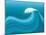 Big Wave In Ocean.Water Background-GeraKTV-Mounted Art Print