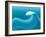 Big Wave In Ocean.Water Background-GeraKTV-Framed Art Print