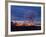 Big Wheel and Funfair on Central Pier Lit at Dusk, England-Rosemary Calvert-Framed Photographic Print