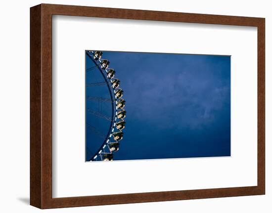 big wheel at night, close-up-Seepia Fotografie-Framed Photographic Print