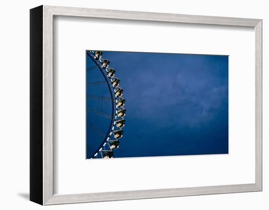 big wheel at night, close-up-Seepia Fotografie-Framed Photographic Print