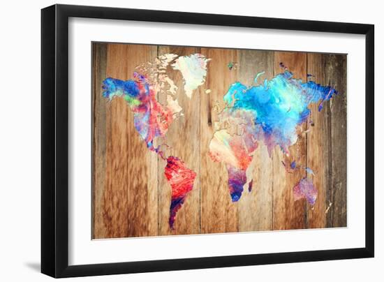 Big World 2-Sheldon Lewis-Framed Art Print