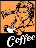 Coffee Shop Sign Or Banner-Bigelow Illustrations-Art Print