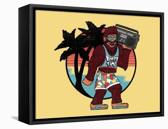 Bigfoot on Vacation-Steven Wilson-Framed Premier Image Canvas