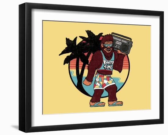 Bigfoot on Vacation-Steven Wilson-Framed Giclee Print