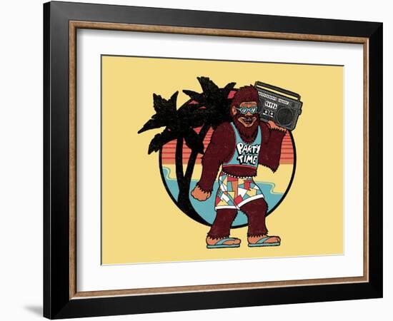 Bigfoot on Vacation-Steven Wilson-Framed Giclee Print