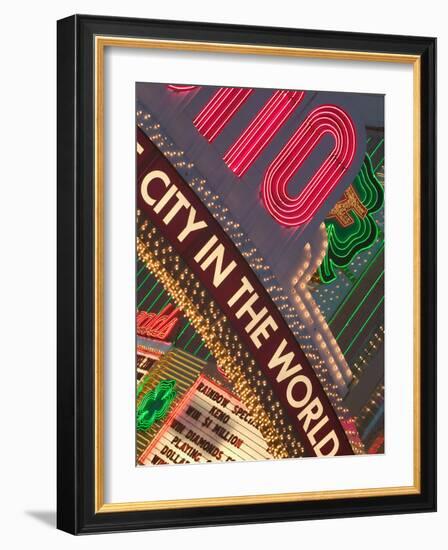 Biggest Little City in the World, Reno, Nevada-Walter Bibikow-Framed Photographic Print