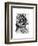 Bighorn Sheep in Suit-Fab Funky-Framed Art Print